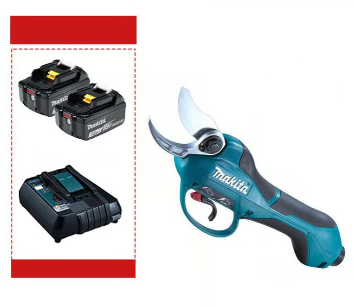 【⚡️330Lei! 】(Ofertă specială) [Foarfece de grădină Makita DUP361PT2 1000W + Două baterii de 5.0Ah 36V + Încărcător] Durată de viață a bateriei: 6 ore